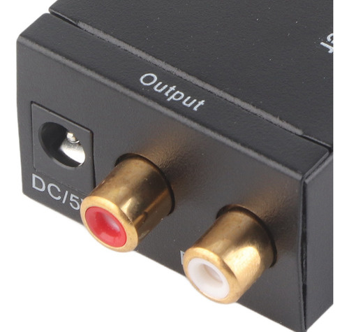Convertidor De Audio Coaxial Digital Analógico Spdif A Rca