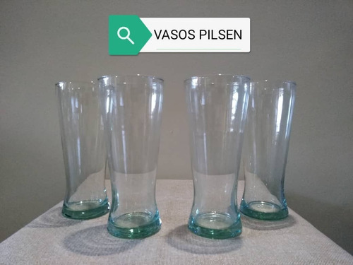 Vasos De Vidrio Modelo Pilsen.