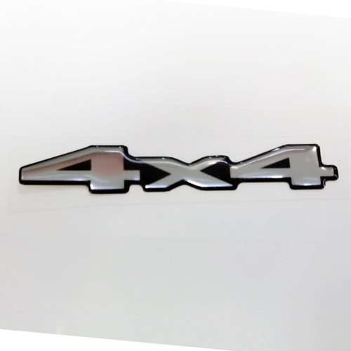 Imagem 3 de 4 de Kit Par Adesivos 4x4 Mitsubishi Pajero Tr4 Resinado Cromado