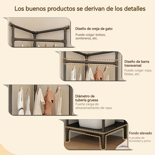 Perchero De Pie Multifuncional Para El Hogar Con 2 Cajones Blanco