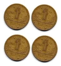 Comprar 4 Moedas Antigas De 1 Cruzeiro Para Aliança Moedas Amarelas