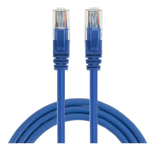 Imagen 1 de 7 de Cable Red Ethernet Lan Cat 5e Utp Patch Cord 3 Metros Rj45