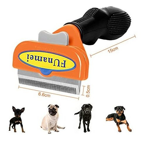 Imagen 7 de 9 de Kamysen Cepillo Deslanador Para Perros Y Gatos +guante
