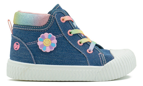 Tenis Niña Bubble Gummers® Mezclilla Botita Ligera Flexible