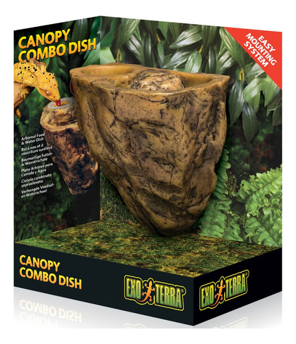 Combo Comida Agua Canopy Reptiles Arborícolas Exo Terra