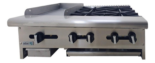 Estufa Asber Aem-g12-b4-36 | Estufa | 4 Quemadores | Plancha