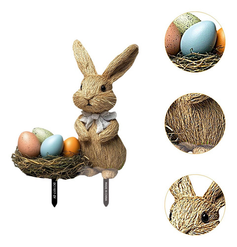 Pascua Conejos De Los Conejos De Huevo De Huevo Decoración