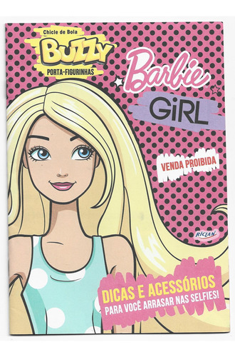 Álbum Figurinha Chicle Bola Buzzy - Barbie Girl Completo2016