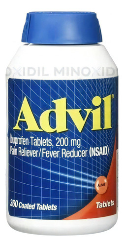 Advil Ibuprofeno 200mg AnaLGésico 360caps Sabor Sin Sabor