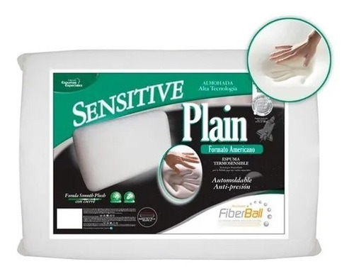 Almohada Viscoelastica Con Memoria Sensitive - Fiberball