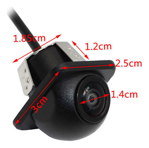 Cámara Ccd Con Lente Ojo De Pez Dynamic Track Para Coche, Vi