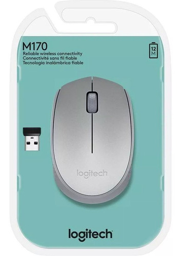 Mouse Logitech M170 Inalámbrico - Negro