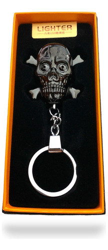 Llavero Modelo Calavera Luz Y Sonido Encendedor