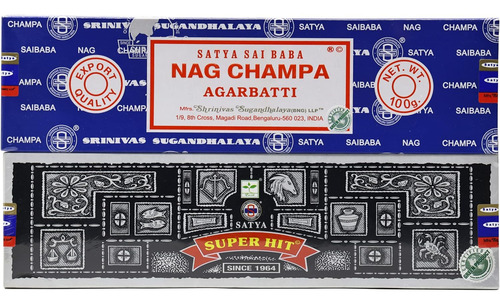 Conjunto De 2 Satya Nag Champa (100g Cada Uno) Satya Na...