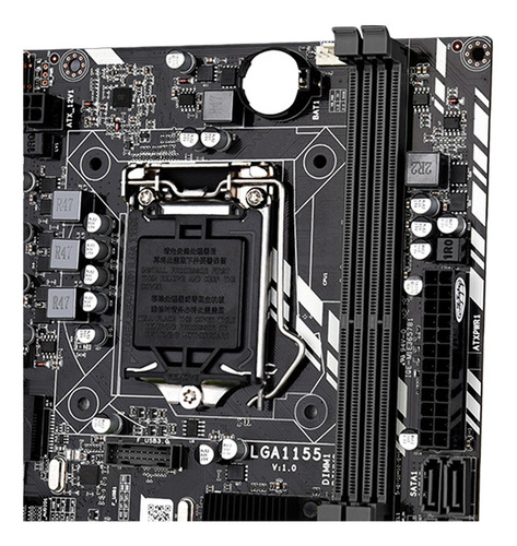 Placa Base De Computadora De Escritorio H61m Para Core