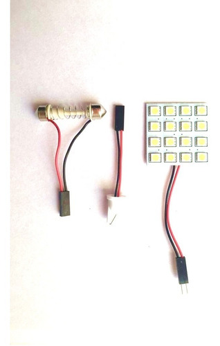 Plafon Luz Interior Autoadhesivo 16 Led Smd Culote Tubular 