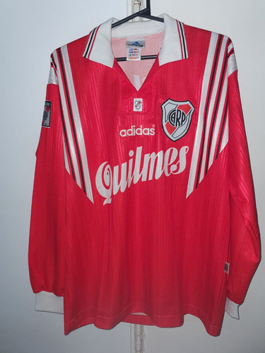 Camiseta River Plate 1998 Roja Mangas Largas #9 Talle 2 