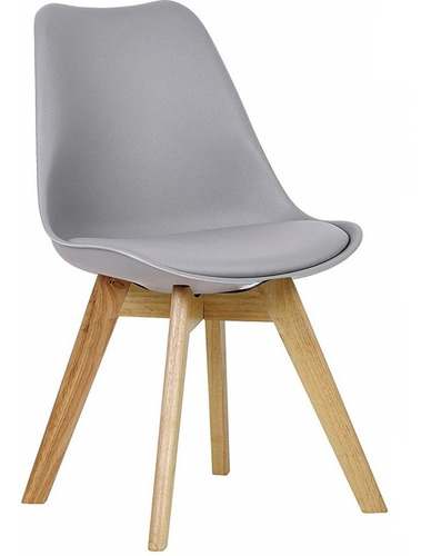 Silla New Tower Gris (eames Acolchonada)