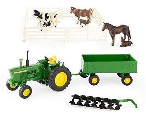 Tomy John Deere - Juego De Juguete Para Granja