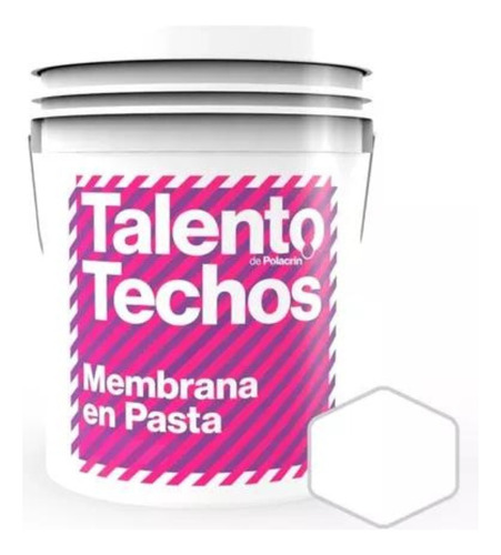 Membrana Talento Techos 4kg Membrana Blanco