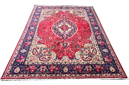 Alfombra Persa Kashan Original Hecha A Mano 2.95 X 2.00