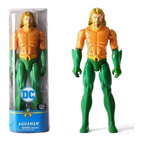 Muñeco Aquaman - Dc Figura Articulada 30cm Original