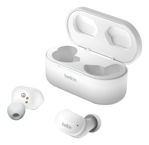 Imagen 2 de 6 de Auricular Bluetooth Belkin Earbuds Carga Inalambrica