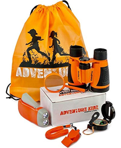 Adventure Kidz - Kit De Exploración Al Aire Libre, Binocular