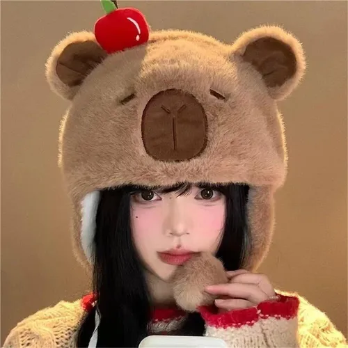 Gorro Felpa Otoño E Invierno Mujer, Gorro Resistente Al Frío
