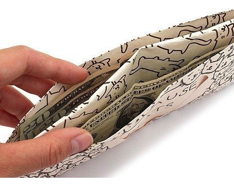 Billetera De Cuero Para Hombre Con Gran Capacidad