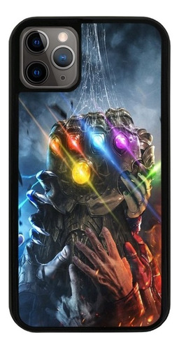 Funda Uso Rudo Tpu Para iPhone Guantelete Infinito Thanos 02