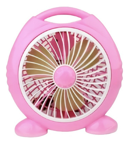 Mini Ventilador De Mesa 22w / Angelstock Color De La Estructura Rosa