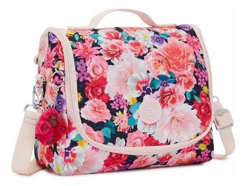 Lonchera Kipling Estampada Floral Multicolor Original 