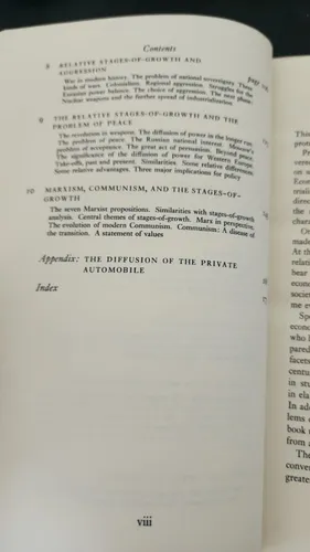 Las Etapas Del Crecimiento Económico Rostow En Ingles (Usado)