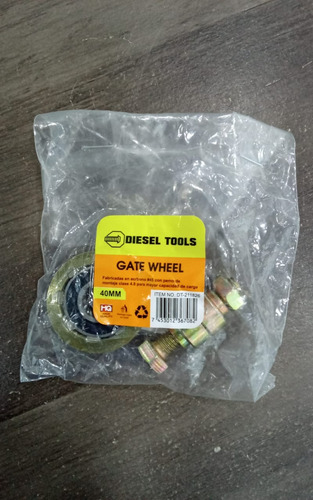 Ruedas Para Portón Corredizo En V Sin Base 40mm