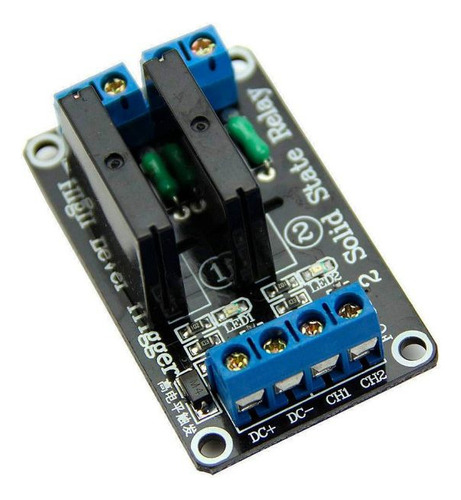 Módulo Rele De Estado Sólido 2 Canais 5v Ssr P/ Arduino