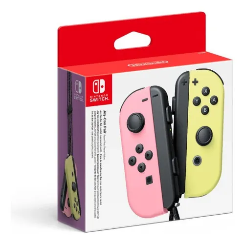 Joy Con Controllers Pastel L Pink R Yellow Nintendo Switch