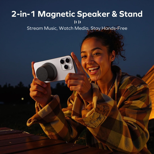 Soporte Magnético Para Teléfono Mini Altavoz Bluetooth