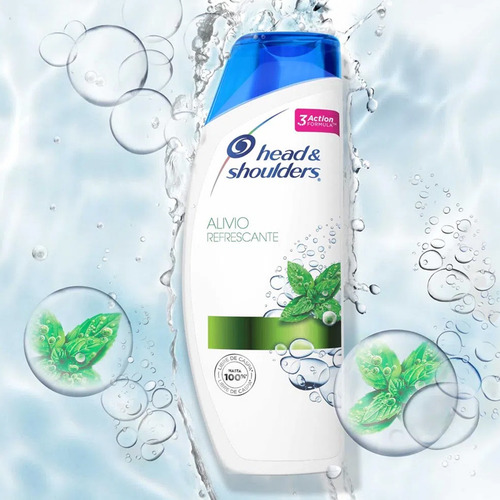 Shampoo Head & Shoulders Alivio Refrescante 375 Ml