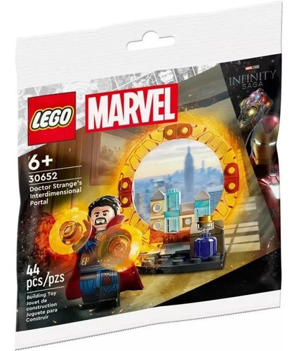 Lego Marvel Portal Interdimensional De Doctor Strange 30652 Cantidad De Piezas 44