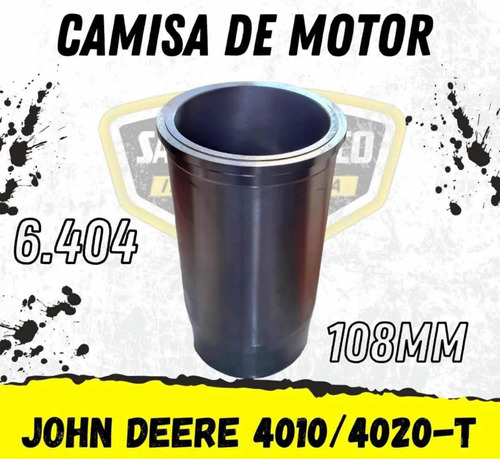 Camisa De Motor John Deere 6.404 Re40615 4010-4020 108mm