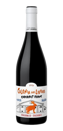 Imagen 2 de 2 de Vino Orgánico Colonia Las Liebres Cabernet Franc Caja 6 X750