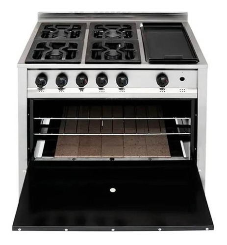 Cocina Industrial Gastroequip 4 Horn + Plancha Inox Oficial