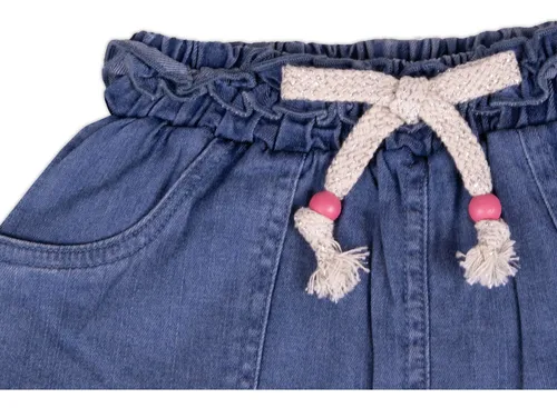 Short Bebe Niña Azul Pillin (pvy720-23azu)