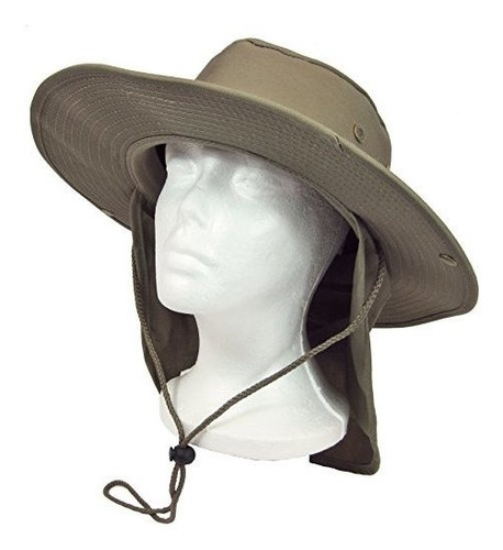 Sombrero De Verano De Ala Ancha Ajustable Para Hombres Con