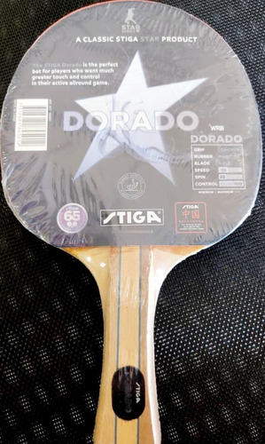 Imagen 1 de 10 de Raquetas De Ping Pong Dorado Stiga
