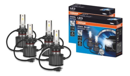 Kit Lâmpadas Osram Led Cool Blue Intense 2 Pares H7