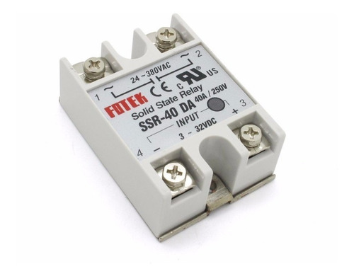Ssr-40da Relay Relevador  Estado Solido 40a Arduino Pic Avr