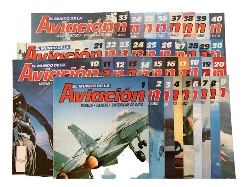 Revista El Mundo De La Aviacion Planeta Agostini Combo De 3u (Usado)