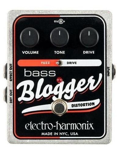 Pedal de efeito Electro-Harmonix Bass Blogger  preto